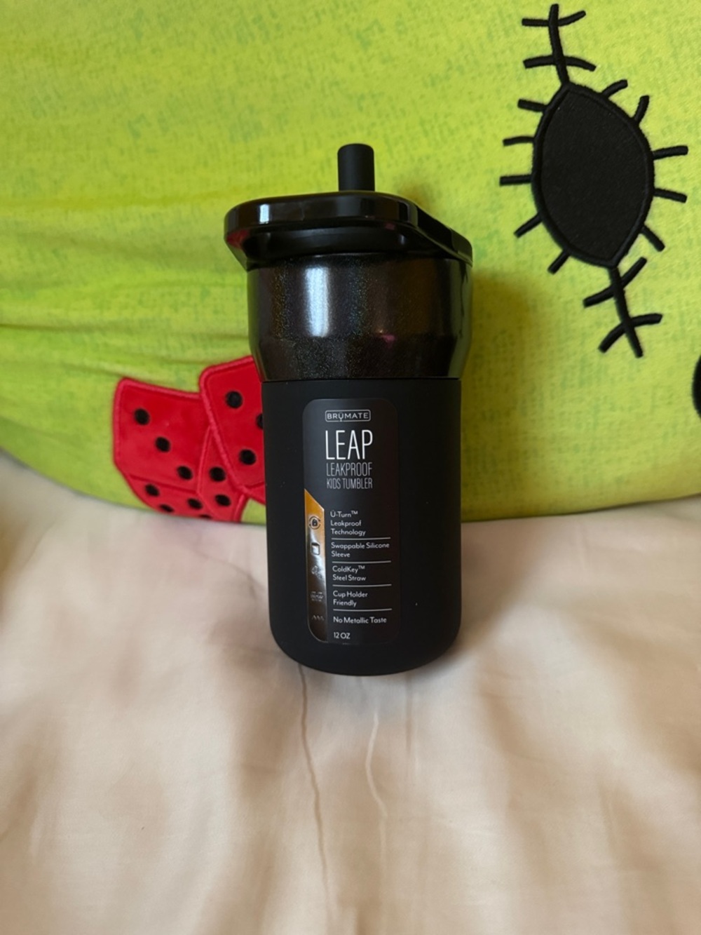 BrüMate LEAP Leakproof Kids Tumbler - Black